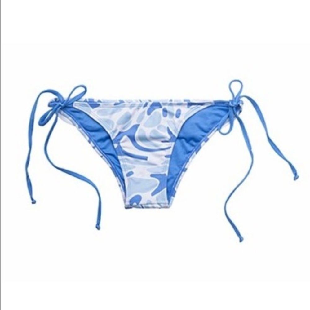 Indie Soul Jasmine Blue Camo Bikini Bottom NWT